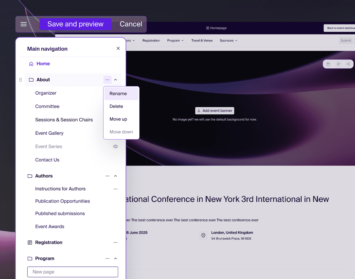 Website builder preview 2